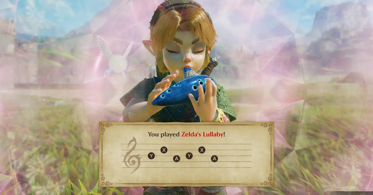Линк в ремейке The Legend of Zelda: Ocarina of Time для Nintendo Switch 2