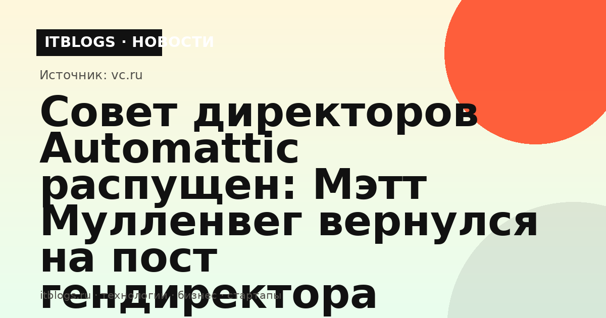 Логотип WordPress на фоне офисного здания Automattic