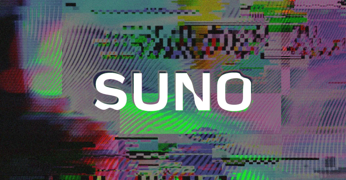 Логотипы Sony и Universal Music Group на фоне судебного иска против Suno