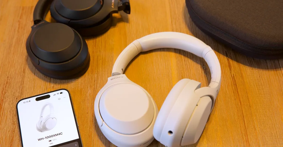 Sony WH-1000XM4C в лавандовом цвете