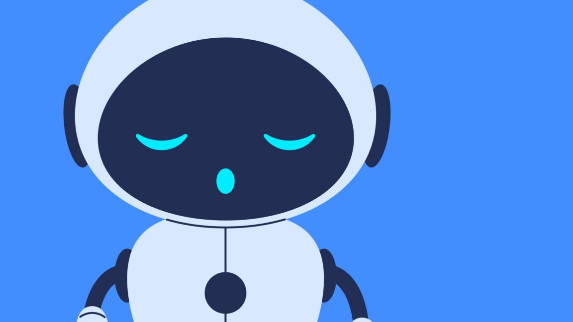 Логотип OpenAI на фоне абстрактного изображения, связанного с искусственным интеллектом