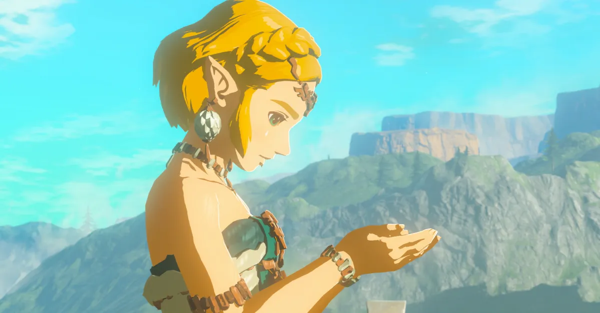 Логотип серии The Legend of Zelda на фоне анонса Zelda Direct