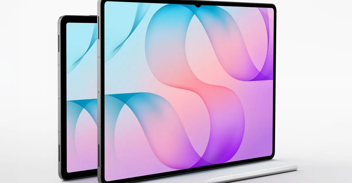 Планшеты Samsung Galaxy Tab S12 Plus и Galaxy Tab S12 Ultra с экранами и стилусами S Pen