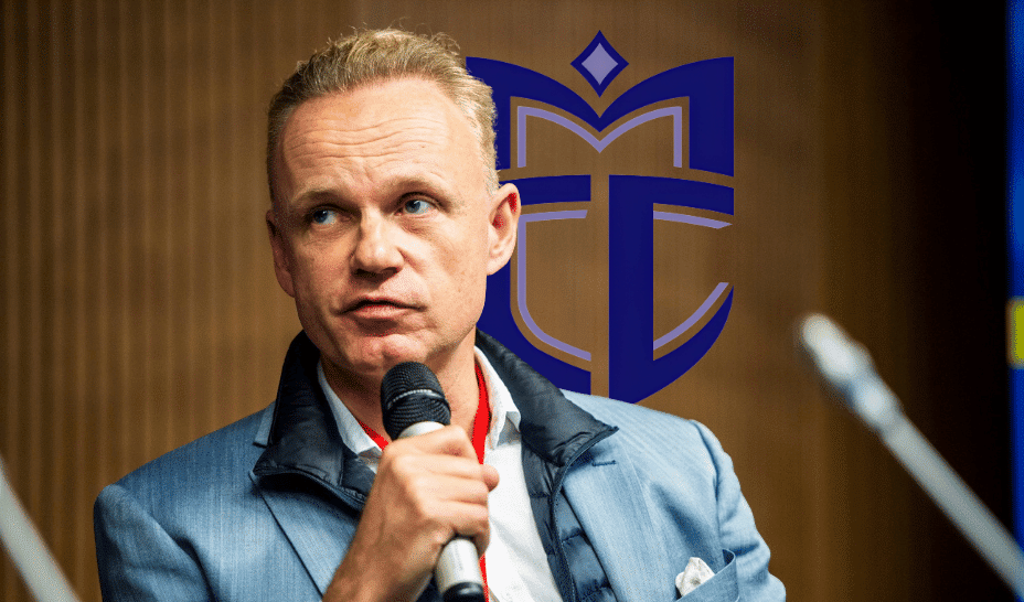 Логотип Monte Carlo Capital на фоне венчурной тематики