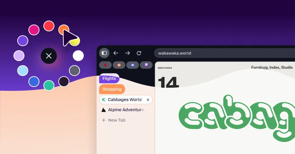 Интерфейс Firefox 157 с обновлённым дизайном: скруглённые вкладки и адресная строка